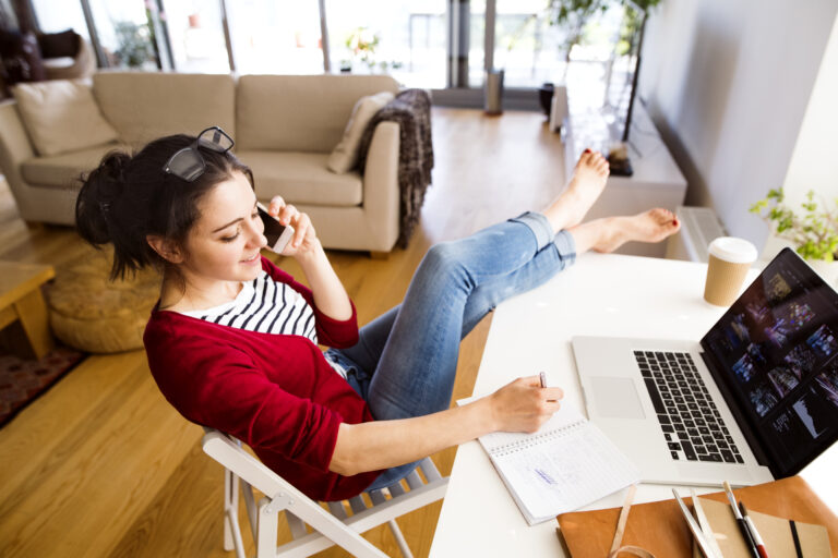 The Work-From-Home Balancing Act Achieving Productivity and Prioritizing Health by onehealthassist.com