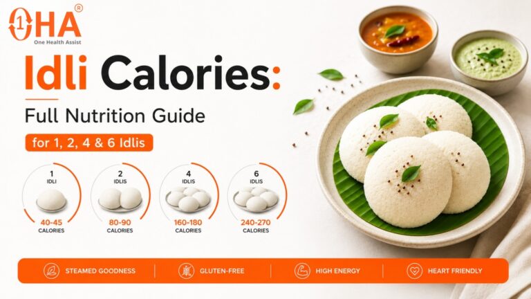 Idli Calories: Full Nutrition Guide for 1, 2, 4 & 6 Idlis idli-calories